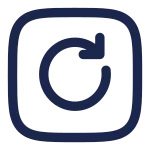 Restart Square SVG Icon